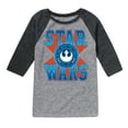 thumbnail image 1 of Star Wars - Americana - Toddler And Youth Raglan, 1 of 5