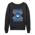 thumbnail image 1 of Star Wars - Americana - Women's French Terry Pullover Sweatshirt, 1 of 5