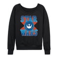 thumbnail image 1 of Star Wars - Americana - Women's French Terry Pullover Sweatshirt, 1 of 5