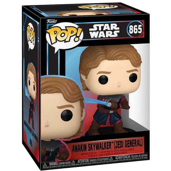 Star Wars Anakin Skywalker (Jedi General) Funko Pop! Vinyl Figure #865