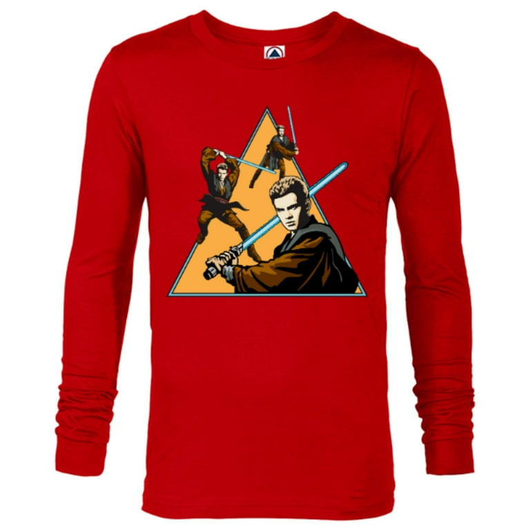 Star Wars Anakin Skywalker Jedi Long Sleeve T Shirt for Men