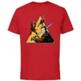 thumbnail image 1 of Star Wars Anakin Skywalker Jedi - Short Sleeve Cotton T-Shirt for Adults - Customized-Red, 1 of 5