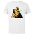 thumbnail image 1 of Star Wars Anakin Skywalker Jedi - Short Sleeve Cotton T-Shirt for Adults - Customized-White, 1 of 5
