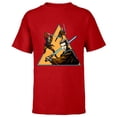 thumbnail image 1 of Star Wars Anakin Skywalker Jedi - Short Sleeve T-Shirt for Kids - Customized-Red, 1 of 5