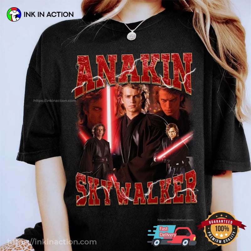 Star Wars Anakin Skywalker Portrait Shirt - Walmart.com