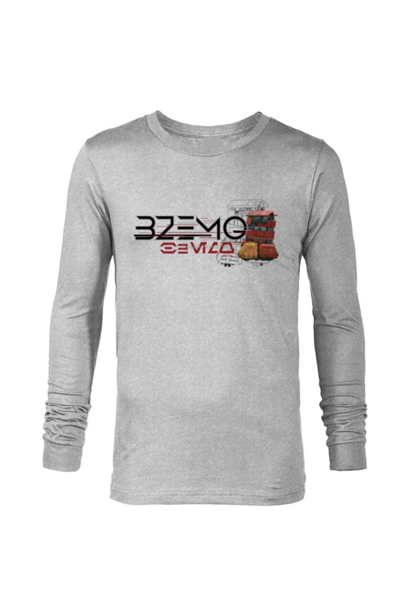 Andor B2EMO Droid Disney Plus - Long Sleeve T-Shirt for Men - Customized-Athletic Heather