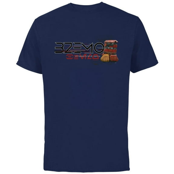 Star Wars Andor B2EMO Droid Disney Plus - Short Sleeve Cotton T-Shirt for Adults - Customized-Navy