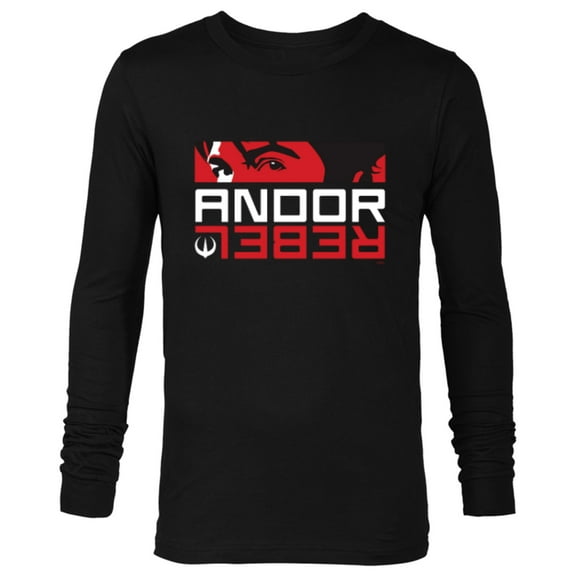 Star Wars Andor Cassian Andor Rebel - Long Sleeve T-Shirt for Men - Customized-Black