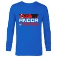 thumbnail image 1 of Star Wars Andor Cassian Andor Rebel - Long Sleeve T-Shirt for Men - Customized-Navy, 1 of 5