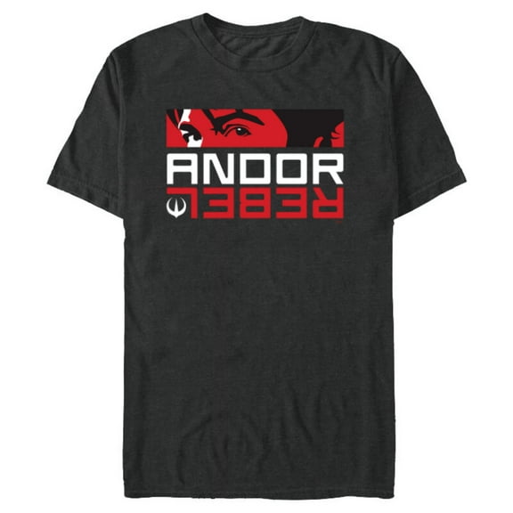 Star Wars Andor Cassian Andor Rebel - Short Sleeve Blended T-Shirt for Adults - Customized-Dark Heather