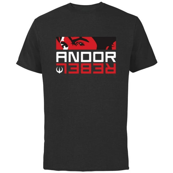 Star Wars Andor Cassian Andor Rebel - Short Sleeve Cotton T-Shirt for Adults - Customized-Black
