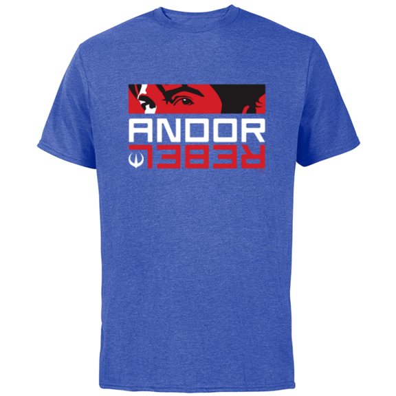 Star Wars Andor Cassian Andor Rebel - Short Sleeve Cotton T-Shirt for Adults - Customized-Royal Heather