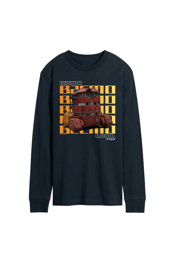 - Andor D2Emo - Men's Long Sleeve Graphic T-Shirt