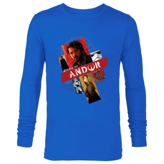 Star Wars Andor Disney Plus - Long Sleeve T-Shirt for Men - Customized-Navy