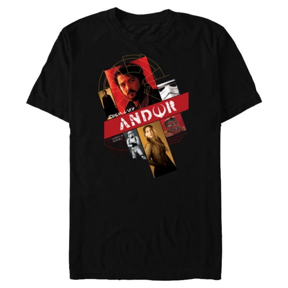 Star Wars Andor Disney Plus - Short Sleeve Blended T-Shirt for Adults - Customized-Black