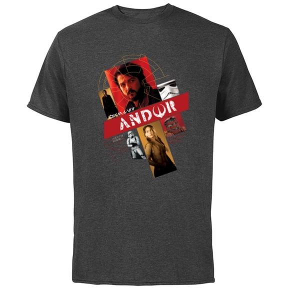Star Wars Andor Disney Plus - Short Sleeve Cotton T-Shirt for Adults - Customized-Charcoal