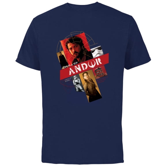 Star Wars Andor Disney Plus - Short Sleeve Cotton T-Shirt for Adults - Customized-Navy