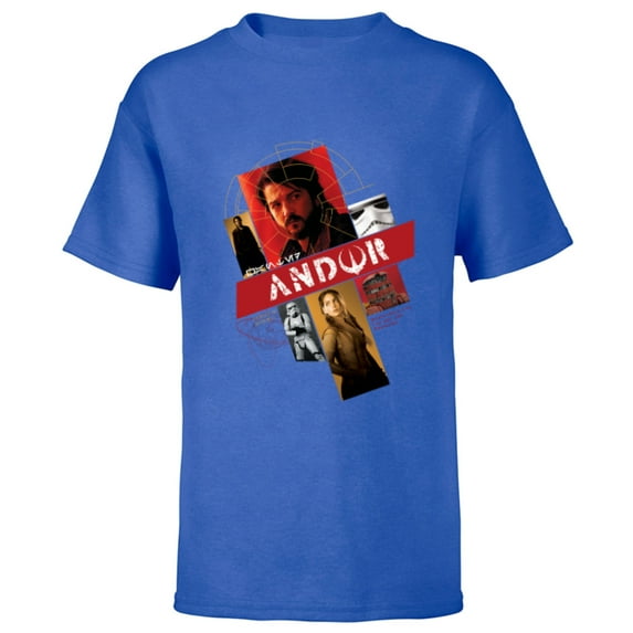 Star Wars Andor Disney Plus - Short Sleeve T-Shirt for Kids - Customized-Royal