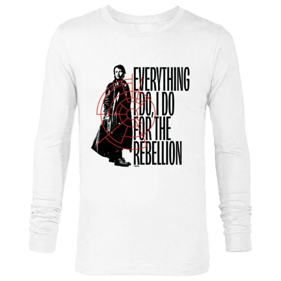 Star Wars Andor Everything I Do Is For The Rebellion - Long Sleeve T-Shirt for Men - Customized-White