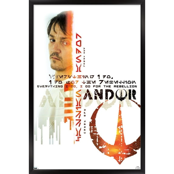 Star Wars: Andor - Everything I Do Wall Poster, 14.725" x 22.375" Framed