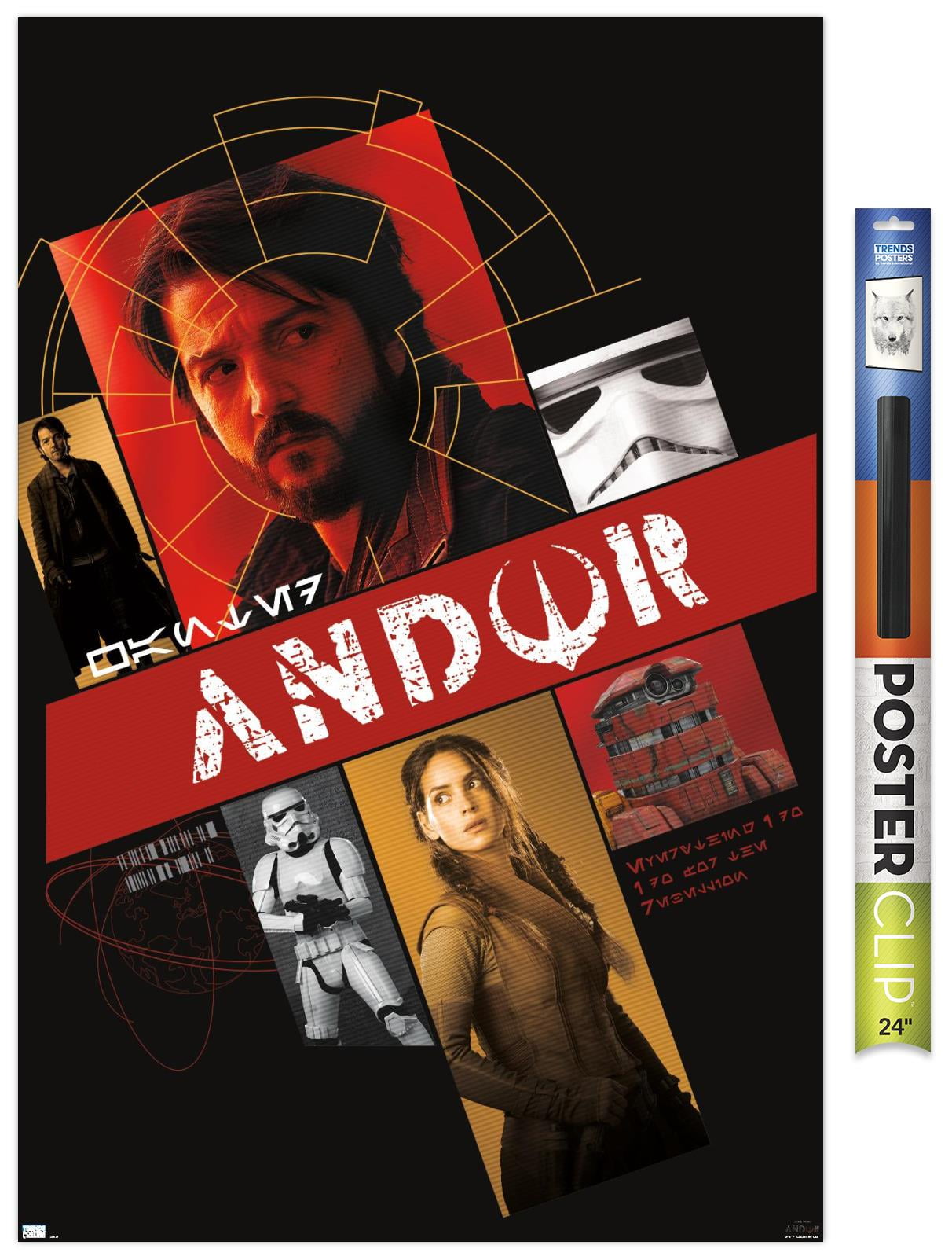 Star Wars: Andor - Group Graphic Wall Poster, 22.375