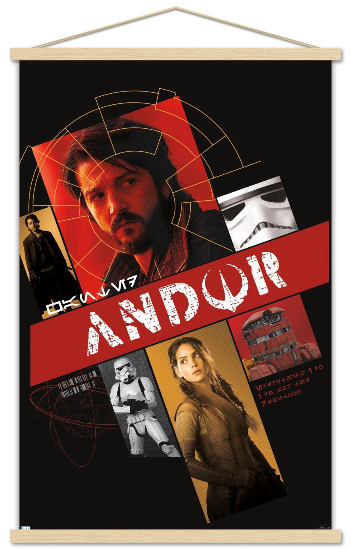 Star Wars: Andor - Group Graphic Wall Poster with Magnetic Frame, 22.375" x 34"
