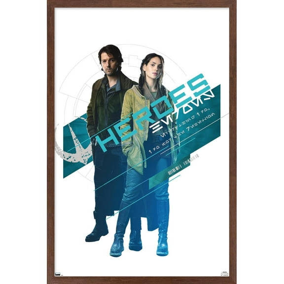 Star Wars: Andor - Heroes Wall Poster, 22.375" x 34" Framed