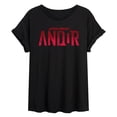 thumbnail image 1 of Star Wars - Andor Logo - Juniors Oversized Graphic T-Shirt, 1 of 4