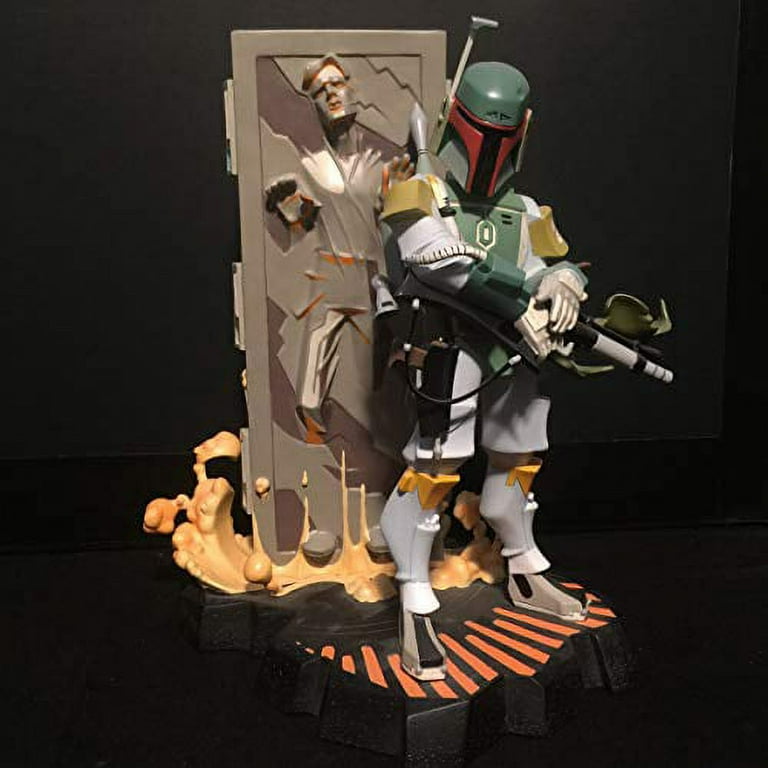 Star Wars Animated Maquette Boba Fett with Han Solo in Carbonite