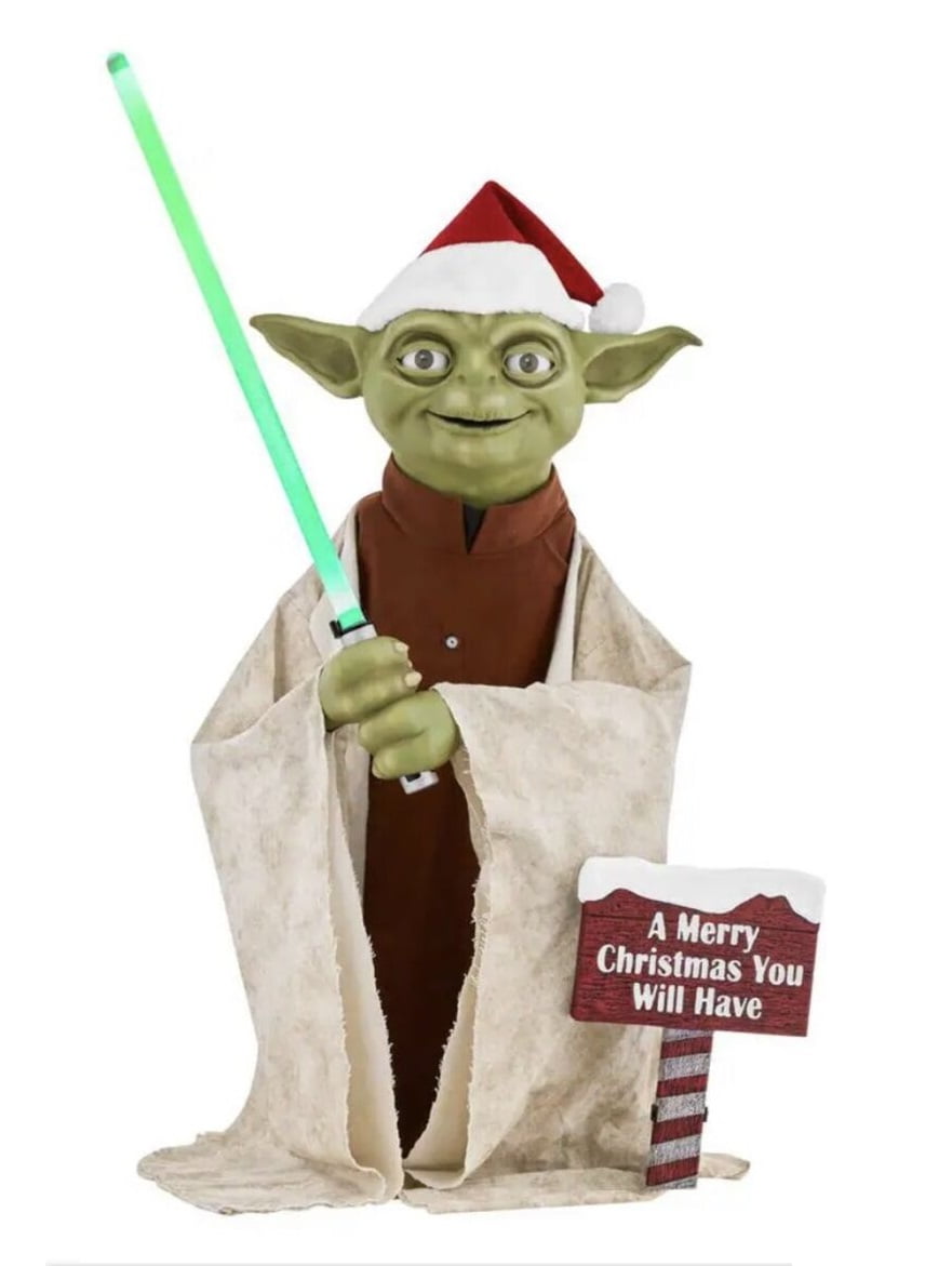 Star Wars Animated Yoda Halloween/Christmas Outdoor Decor