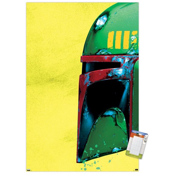 Star Wars: Archetype - Boba Fett Helmet Wall Poster, 22.375" x 34"