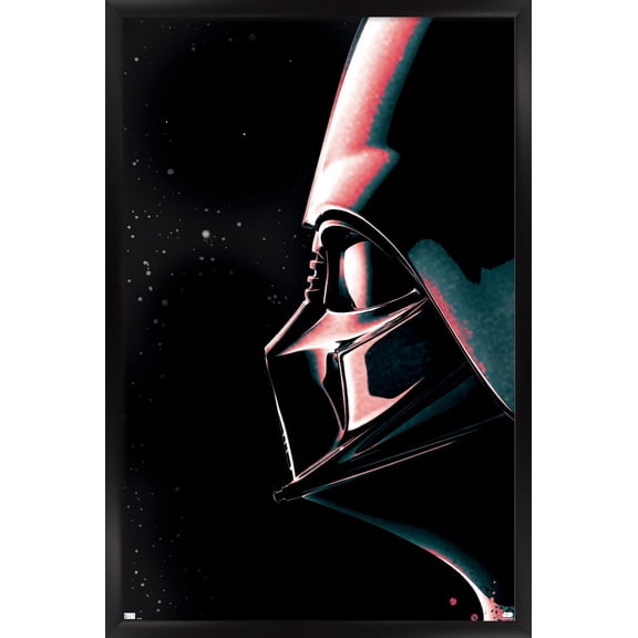 Star Wars: Archetype - Darth Vader Helmet Wall Poster, 14.725" x 22.375" Framed