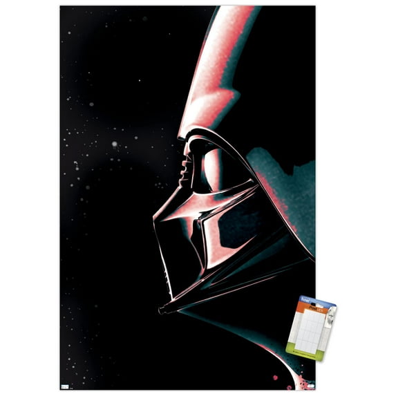 Star Wars: Archetype - Darth Vader Helmet Wall Poster, 14.725" x 22.375"