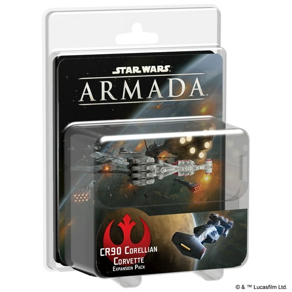 Star Wars Armada: Corellian Corvette Expansion Miniature Game for Ages 14 and up, from Asmodee