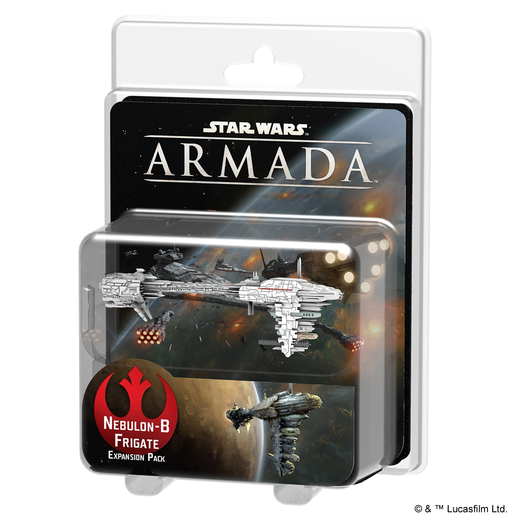 Star Wars Armada: Nebulon-B Frigate Expansion Miniature Game for ages 14  and up, from Asmodee