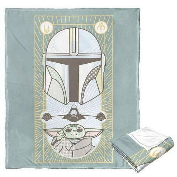 Star Wars Art Deco Lucasfilms Kids Silk Touch Throw Blanket, 50 x 60 inches