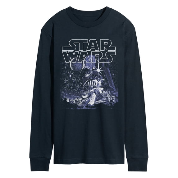 Star Wars - Art Poster - Men's Long Sleeve Graphic T-Shirt