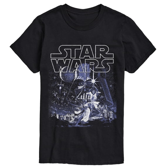 Star Wars - Art Poster - Men's Short Sleeve Graphic T-Shirt