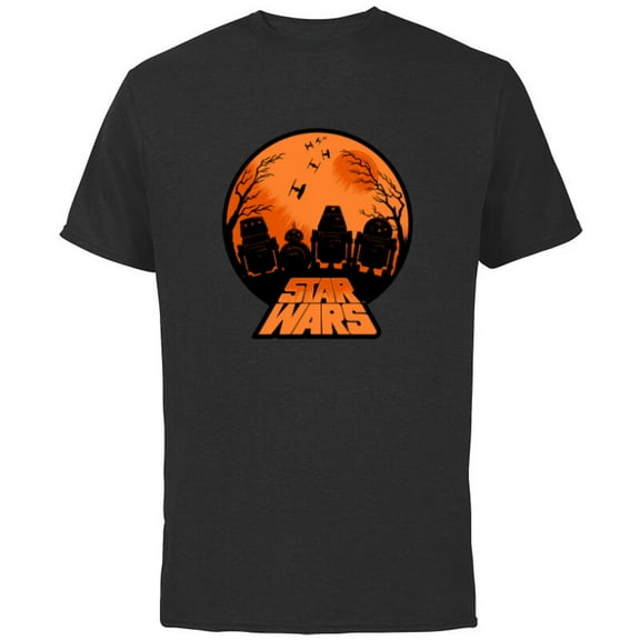 Star Wars Astromech Droid Halloween - Short Sleeve Cotton T-Shirt for Adults - Customized-Black