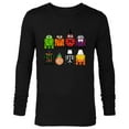 thumbnail image 1 of Star Wars Astromech Droids Halloween - Long Sleeve T-Shirt for Men - Customized-Black, 1 of 5