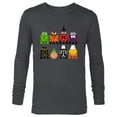 thumbnail image 1 of Star Wars Astromech Droids Halloween - Long Sleeve T-Shirt for Men - Customized-Charcoal Heather, 1 of 5