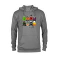 thumbnail image 1 of Star Wars Astromech Droids Halloween - Pullover Hoodie for Adults - Customized-Athletic Heather, 1 of 5