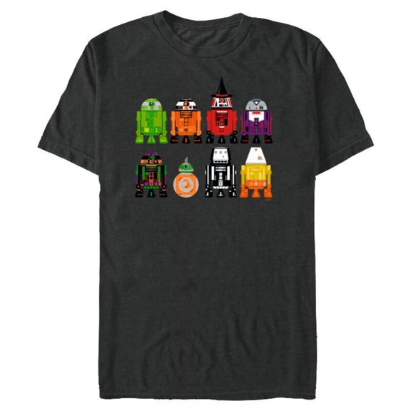Star Wars Astromech Droids Halloween - Short Sleeve Blended T-Shirt for Adults - Customized-Dark Heather