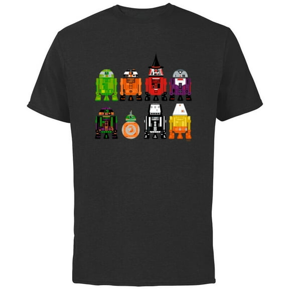 Star Wars Astromech Droids Halloween - Short Sleeve Cotton T-Shirt for Adults - Customized-Black