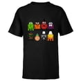 thumbnail image 1 of Star Wars Astromech Droids Halloween - Short Sleeve T-Shirt for Kids - Customized-Black, 1 of 5