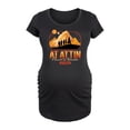 thumbnail image 1 of Star Wars - At Attin Destination - Women's Maternity Scoop Neck Graphic T-Shirt, 1 of 4