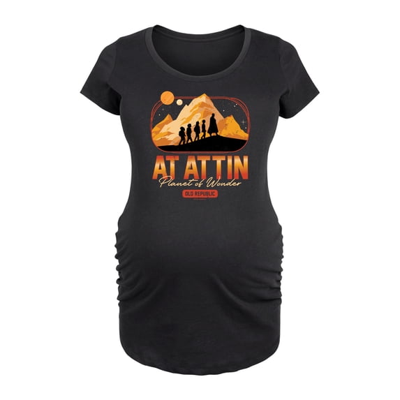 Star Wars - At Attin Destination - Women's Maternity Scoop Neck Graphic T-Shirt
