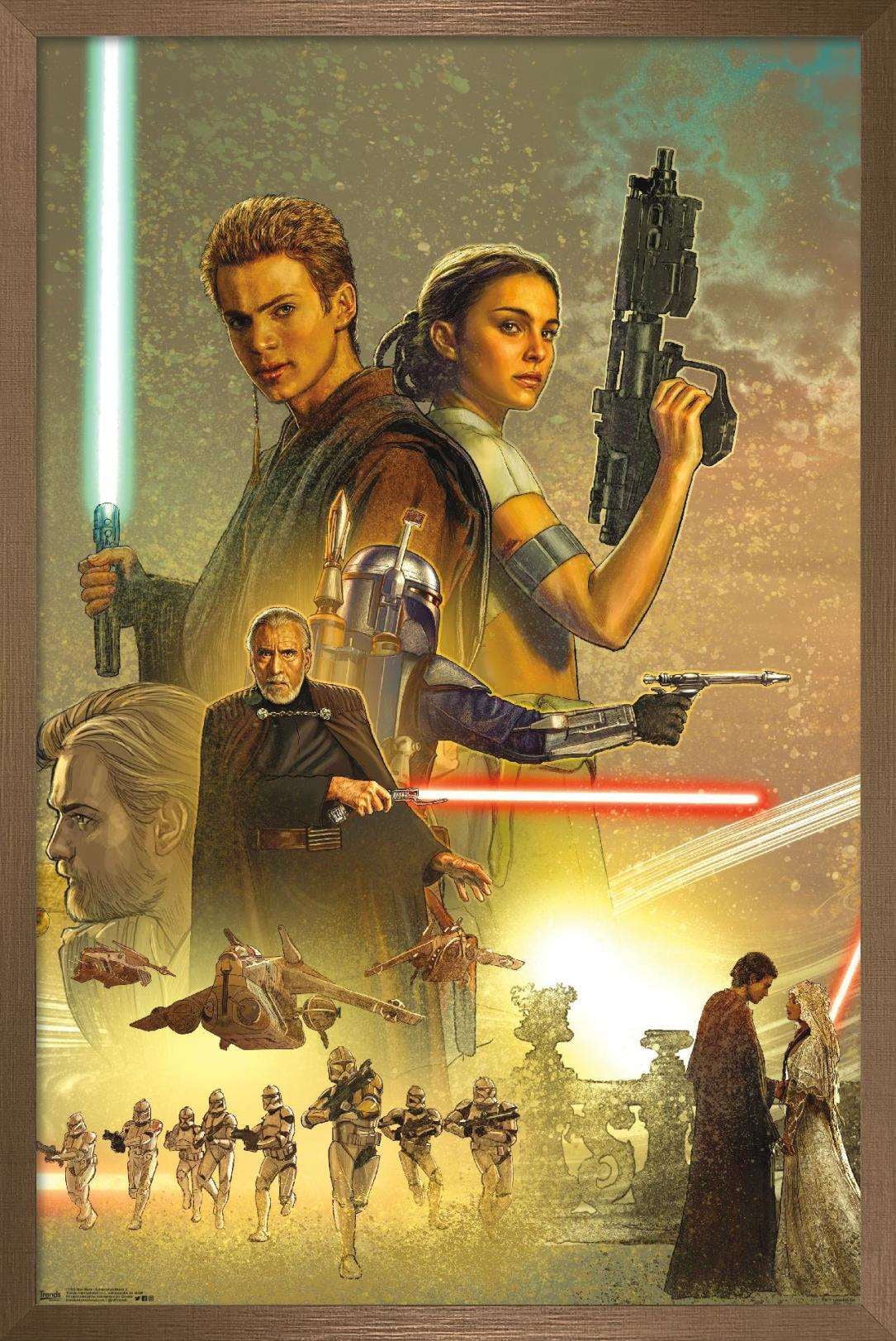 Star Wars: Attack Of The Clones - Celebration Mural Wall Poster