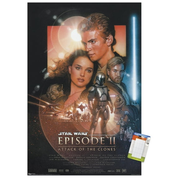 Star Wars: Attack Of The Clones - One Sheet Wall Poster, 22.375" x 34"