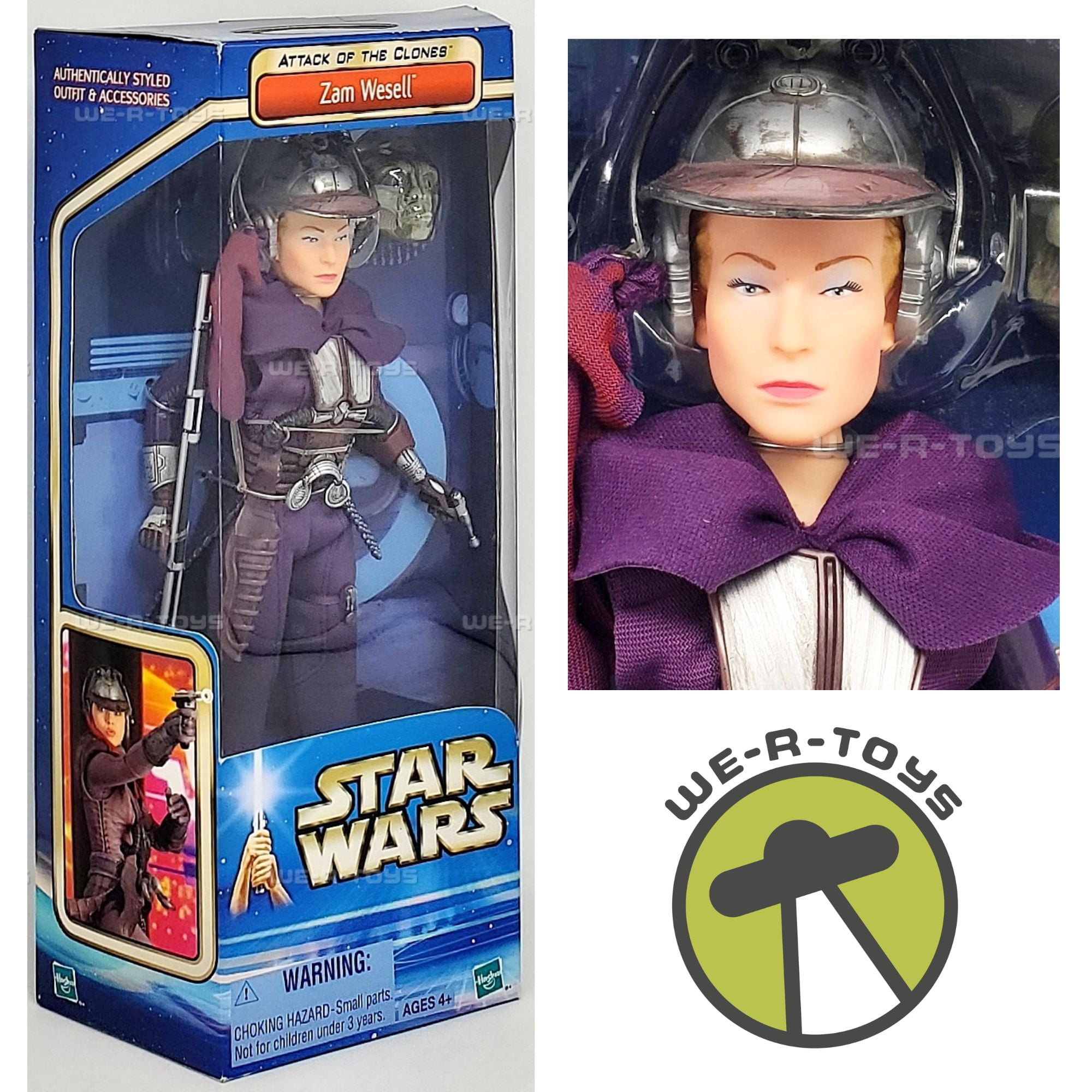 Star Wars Attack of the Clones Zam Wesell 12 Inch Action Figure